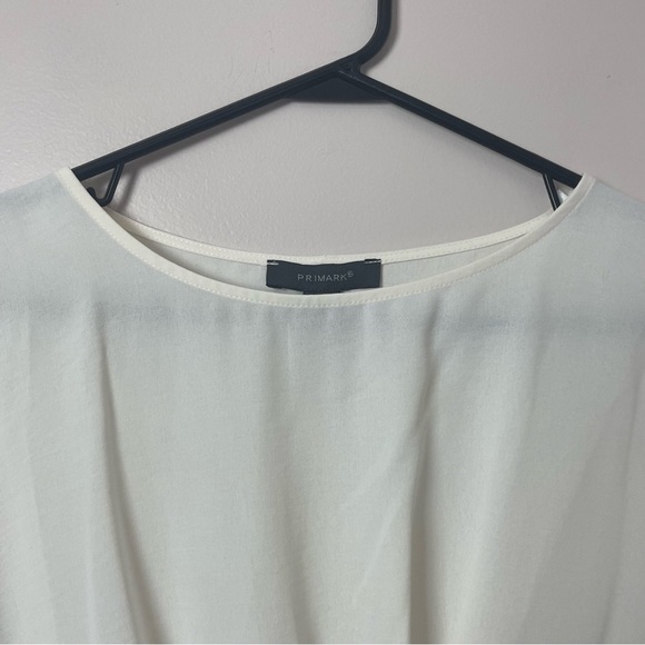 Primark Cream Knotted Front Blouse – Size 6 - Picture 2 of 10